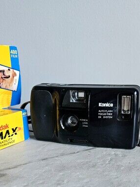 Vintage Konica Top's 35mm Y2k Film Camera + Kodak Max 400 Film | Working